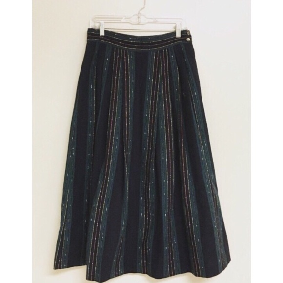 Vintage Dresses & Skirts - Vintage 70s Woven Maxi Skirt